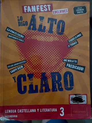 Lengua castellana y literatura 3 Secundaria