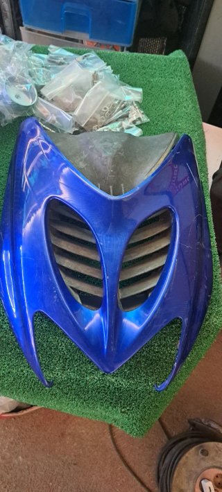 Frontal Yamaha Aerox Azul