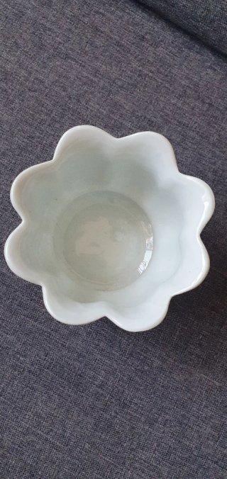 Macetero Jango Porcelana Flores Moradas