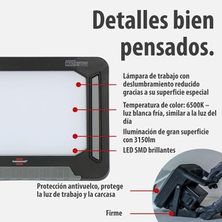 Brennenstuhl foco LED batería profesional 3150lm