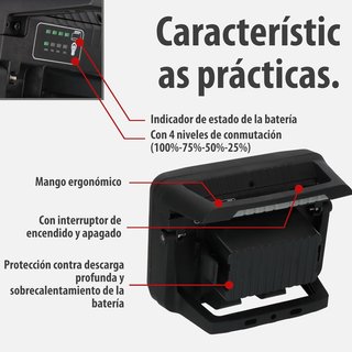 Brennenstuhl foco LED batería profesional 3150lm