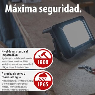 Brennenstuhl foco LED batería profesional 3150lm