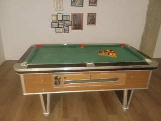 Mesa de billar antigua