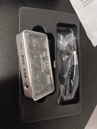 Hub portatil ORICO 7 en 1 USB 3.2 100W 10Gbps