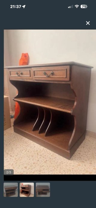 Mueble clásico madera TV/música