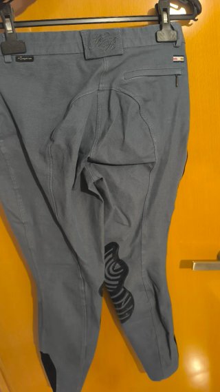 Pantalón de montar Fouganza gris Talla S