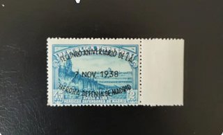 Sello España 1938 Defensa Madrid Edifil 789