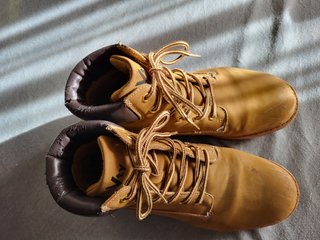 Botas Estilo Montanha Bege/Castanho