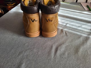 Botas Estilo Montanha Bege/Castanho