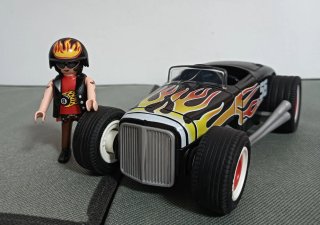 Coche Playmobil Heat Racer con figura