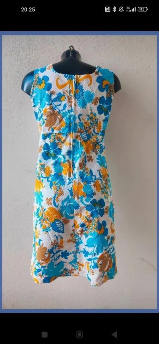 Vestido vintage floral H. Rubin Paris