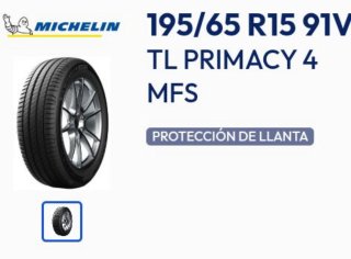 Neumático Michelin 195/65 R15 91V TL Primacy 4