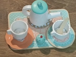 Cocina de juguete con accesorios