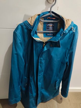 Cazadora Spagnolo Azul y Beige