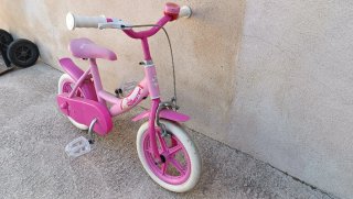 Bicicleta infantil rosa
