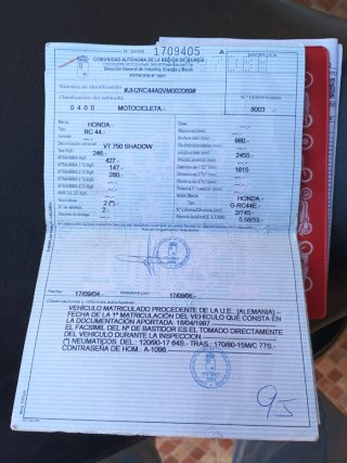 Honda Shadow 750 VT C2 - Menos de 30.000 km