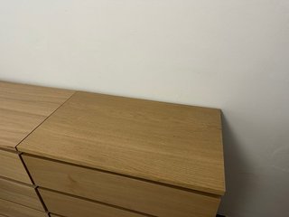 Cómoda MALM 4 cajones madera