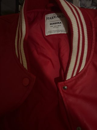 Chaqueta Harvard Crimson Roja