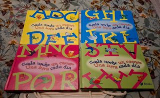 Estuche Cada noche un cuento, una letra cada día