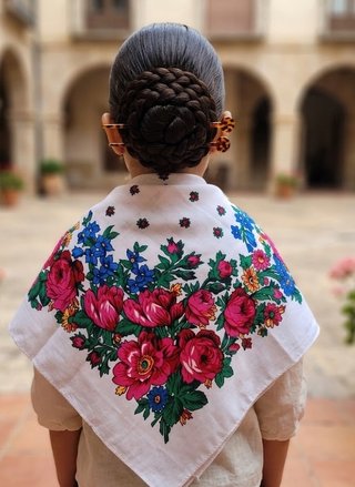 Pañoleta Regional Niña Baturra Multicolor