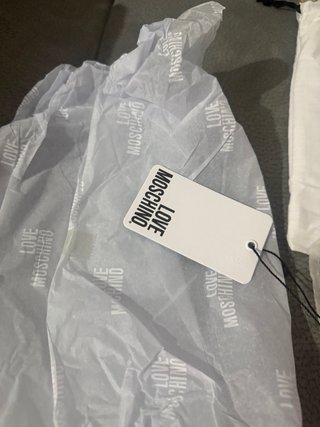 Borsetta Love Moschino trapuntata rosa