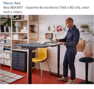 Escritorio IKEA BEKANT 160x80 elevable NUEVO !!
