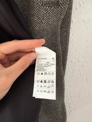 Blazer Benetton espiga con coderas