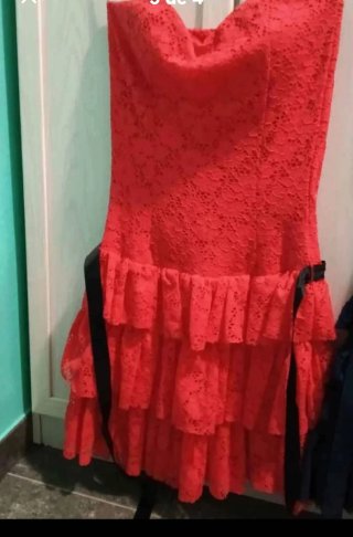 Vestidos Morgan disfraz Talla XS (azul) y S (rojo