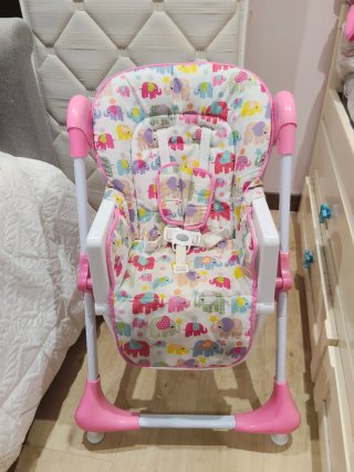 Trona Asalvo para bebé con estampado elefantes