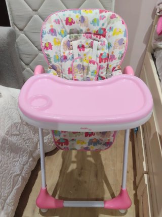 Trona Asalvo para bebé con estampado elefantes