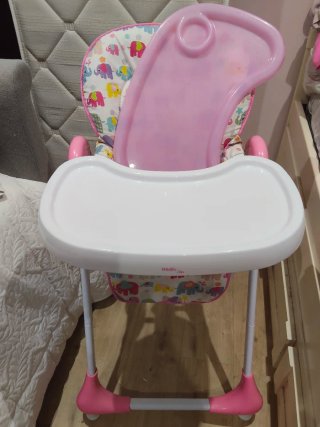 Trona Asalvo para bebé con estampado elefantes