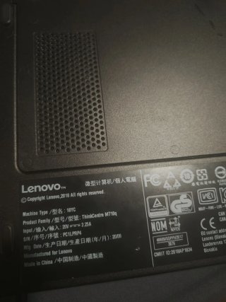 Lenovo M710q Mini PC Negro