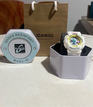 Casio Baby-G Reloj Blanco Multicolor
