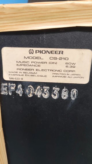 Altavoz Pioneer CS-210 Vintage
