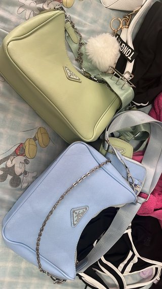 Bolso Prada Azul y Verde