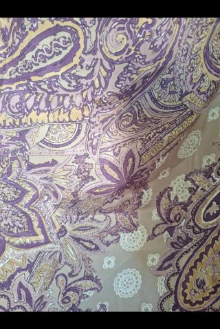 Foulard in seta base fucsia