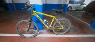 Bicicleta Montaña Amarilla