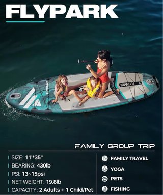 Tabla Paddle Surf Flypark Ice Fog
