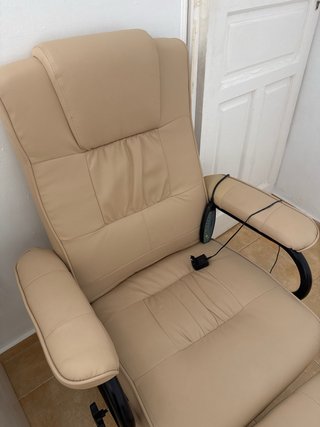 Sillón Relax HOMCOM Beige con Reposapiés