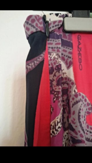 Gonna voile leggera fantasia