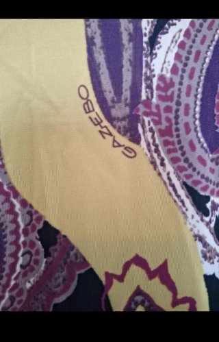 Gonna voile leggera fantasia