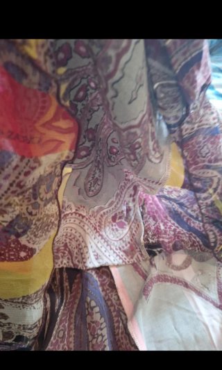 Gonna voile leggera fantasia