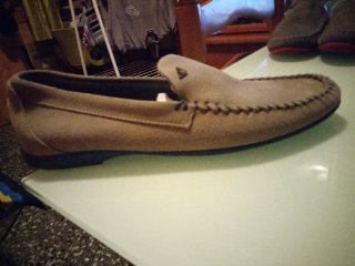 Mocasines Giorgio Armani grises y azules talla 42
