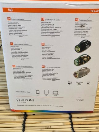 Altavoz T&G TG-418 Negro