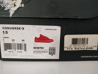 Converse NUEVAS CTAS Big Eyelets Ox - Talla 33