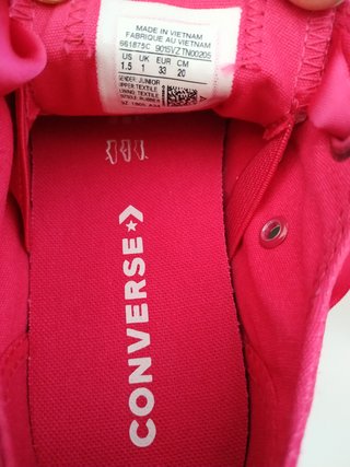 Converse NUEVAS CTAS Big Eyelets Ox - Talla 33