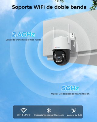 Ctronics cámara vigilancia exterior 4K color