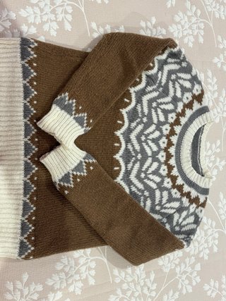 Jersey de invierno con estampado