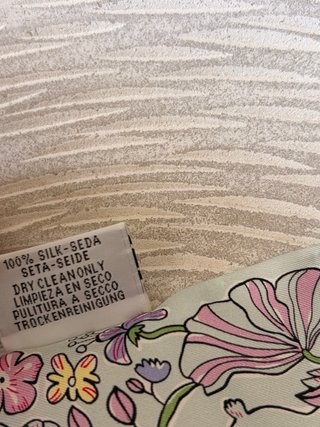 Foulard Twilly di seta multicolore Hermes