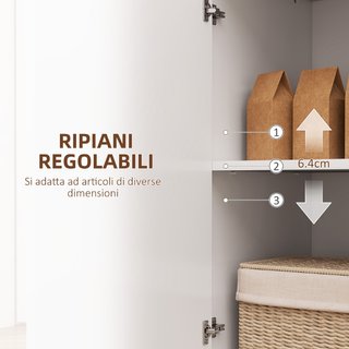 Aparador Moderno Bajo con Puertas Amortiguadas y A